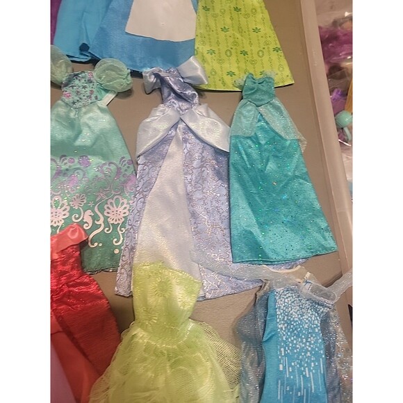 Disney Prince & Princess Doll Clothes Lot Ariel Frozen Cinderella etc Outfits - Picture 7 of 16